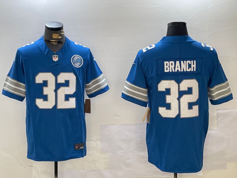 Men Detroit Lions #32 Branch Blue three generations 2024 Nike Limited NFL Jersey style 2->detroit lions->NFL Jersey
